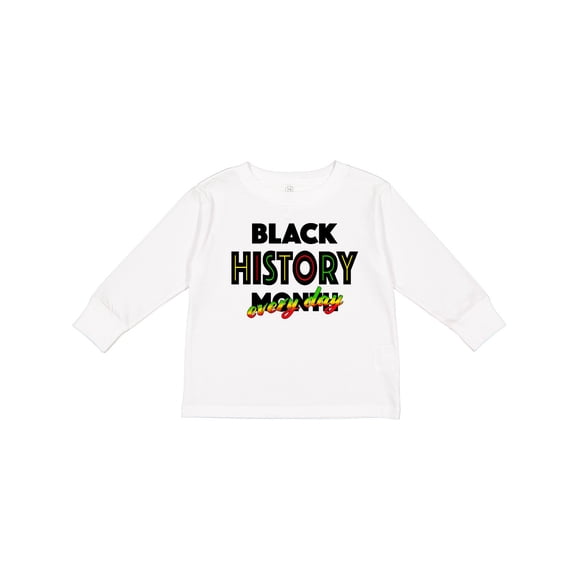 Inktastic Black History Month Every Day Boys or Girls Long Sleeve Toddler T-Shirt