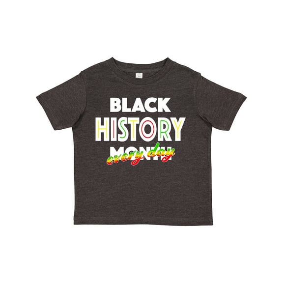 Inktastic Black History Month Every Day Boys or Girls Toddler T-Shirt