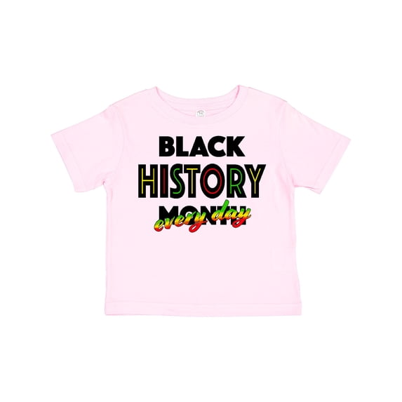 Inktastic Black History Month Every Day Boys or Girls Toddler T-Shirt