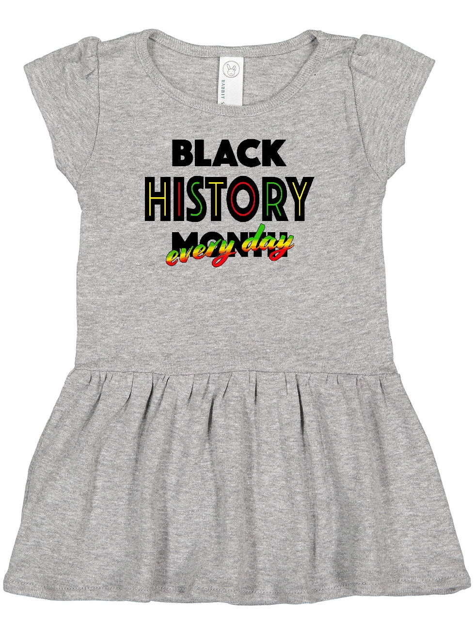 Inktastic Black History Month Every Day Girls Baby Dress - Walmart.com