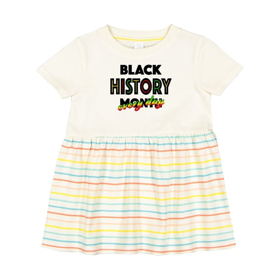 Inktastic Black History Month Every Day Girls Baby Dress