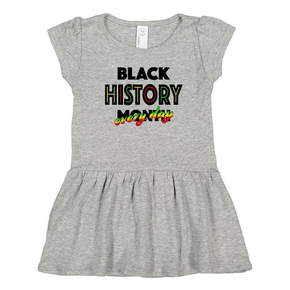 Inktastic Black History Month Every Day Girls Toddler Dress