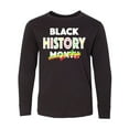 thumbnail image 1 of Inktastic Black History Month Every Day Long Sleeve Youth T-Shirt, 1 of 5