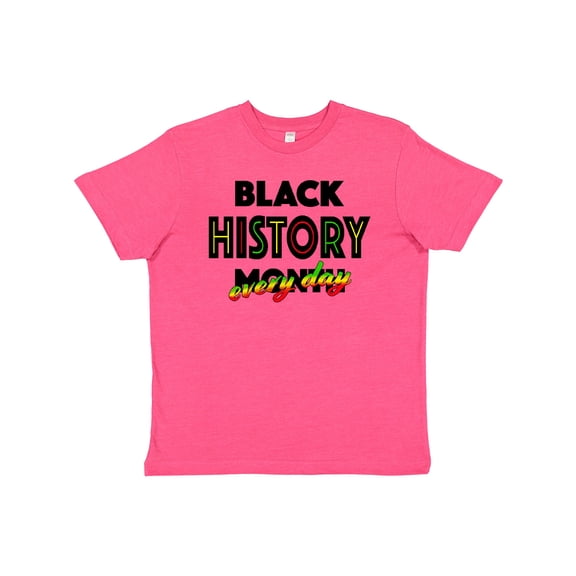 Inktastic Black History Month Every Day Youth T-Shirt