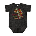 thumbnail image 1 of Inktastic Black History Month History Starts Here African Fabric Print Boys or Girls Baby Bodysuit, 1 of 5