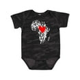 thumbnail image 1 of Inktastic Black History Month Ink Print African Heart Boys or Girls Baby Bodysuit, 1 of 5