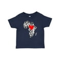 thumbnail image 1 of Inktastic Black History Month Ink Print African Heart Boys or Girls Baby T-Shirt, 1 of 5