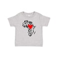 thumbnail image 1 of Inktastic Black History Month Ink Print African Heart Boys or Girls Baby T-Shirt, 1 of 5