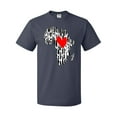 thumbnail image 1 of Inktastic Black History Month Ink Print African Heart T-Shirt, 1 of 5