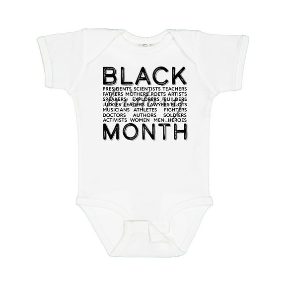 Inktastic Black History Month Occupations and Identities Boys or Girls Baby Bodysuit