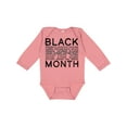 thumbnail image 1 of Inktastic Black History Month- Occupations and Identities Boys or Girls Long Sleeve Baby Bodysuit, 1 of 5
