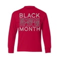 thumbnail image 1 of Inktastic Black History Month- Occupations and Identities Long Sleeve Youth T-Shirt, 1 of 5