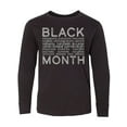 thumbnail image 1 of Inktastic Black History Month- Occupations and Identities Long Sleeve Youth T-Shirt, 1 of 5