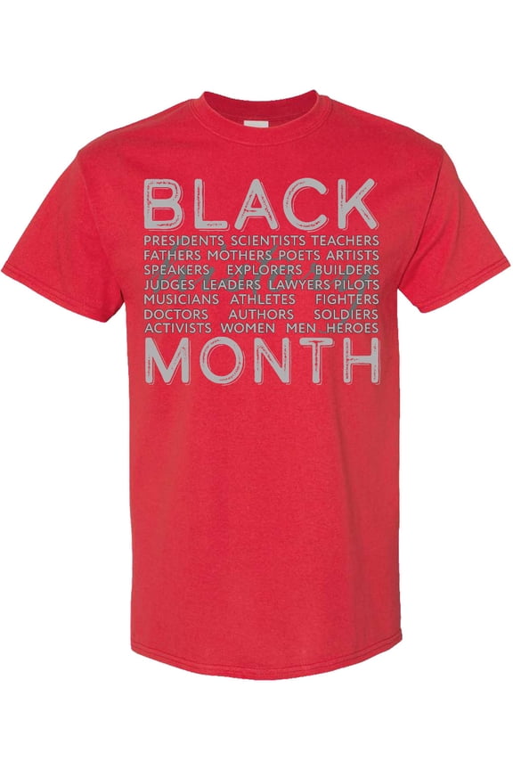 Black History Month Occupations and Identities T-Shirt
