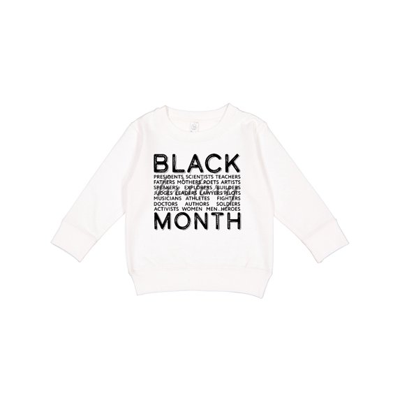 Inktastic Black History Month Occupations and Identities Toddler Sweatshirt