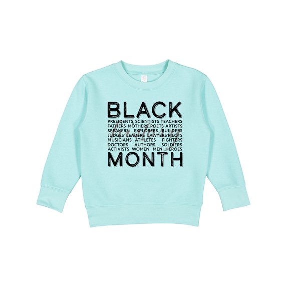 Inktastic Black History Month Occupations and Identities Toddler Sweatshirt