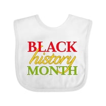 Inktastic Black History Month- Red, Green, Yellow Boys or Girls Baby Bib
