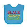 thumbnail image 1 of Inktastic Black History Month- Red, Green, Yellow Boys or Girls Baby Bib, 1 of 4