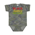 thumbnail image 1 of Inktastic Black History Month- Red, Green, Yellow Boys or Girls Baby Bodysuit, 1 of 5