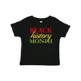 thumbnail image 1 of Inktastic Black History Month- Red, Green, Yellow Boys or Girls Baby T-Shirt, 1 of 5