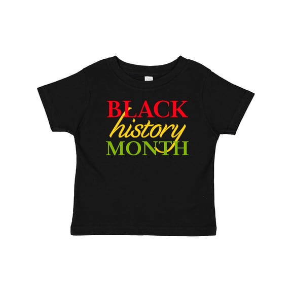 Inktastic Black History Month- Red, Green, Yellow Boys or Girls Baby T-Shirt