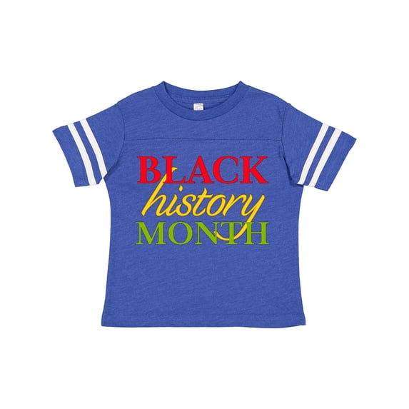 Inktastic Black History Month Red, Green, Yellow Boys or Girls Toddler T-Shirt