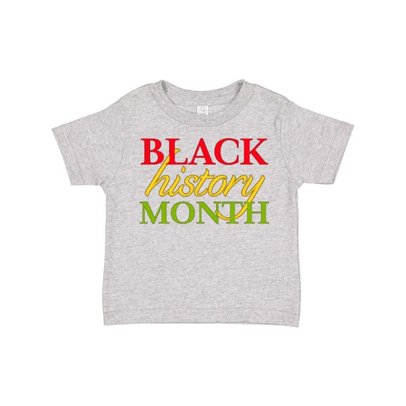 Inktastic Black History Month Red, Green, Yellow Boys or Girls Toddler T-Shirt