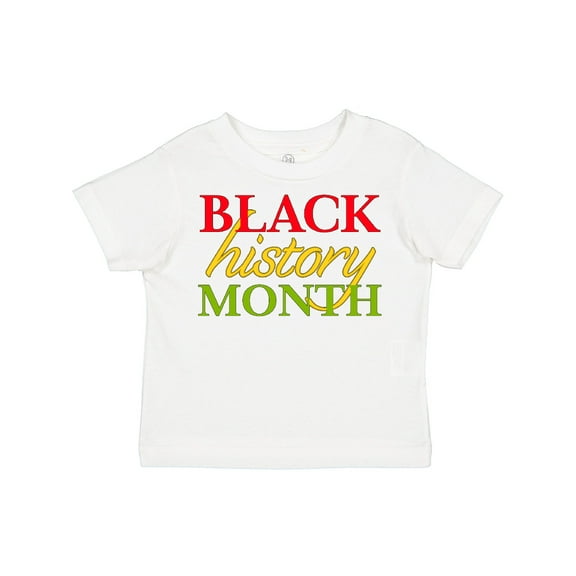 Inktastic Black History Month Red, Green, Yellow Boys or Girls Toddler T-Shirt