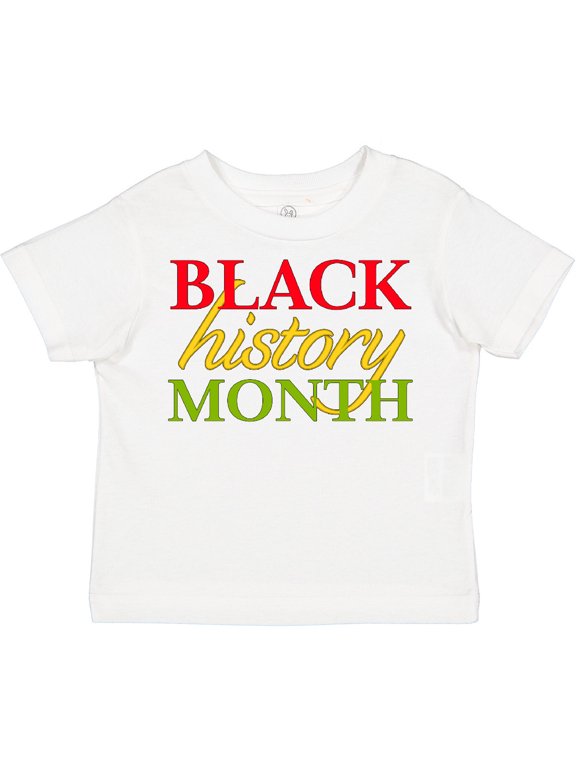 Black History Month Red, Green, Yellow Boys or Girls Toddler T-Shirt