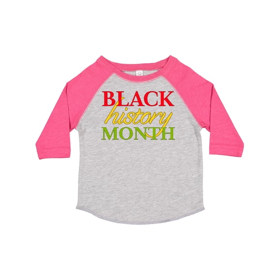 Inktastic Black History Month Red, Green, Yellow Boys or Girls Toddler T-Shirt