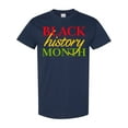 thumbnail image 1 of Inktastic Black History Month Red, Green, Yellow T-Shirt, 1 of 5