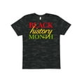 thumbnail image 1 of Inktastic Black History Month- Red, Green, Yellow T-Shirt, 1 of 4