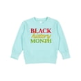 thumbnail image 1 of Inktastic Black History Month Red, Green, Yellow Toddler Sweatshirt, 1 of 4