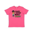 thumbnail image 1 of Inktastic Black History Month Rocks Boy with Guitar Youth T-Shirt, 1 of 5