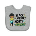 thumbnail image 1 of Inktastic Black History Month Rocks- boy with guitar Boys or Girls Baby Bib, 1 of 4