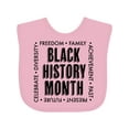 thumbnail image 1 of Inktastic Black History Month-celebrate Boys or Girls Baby Bib, 1 of 4