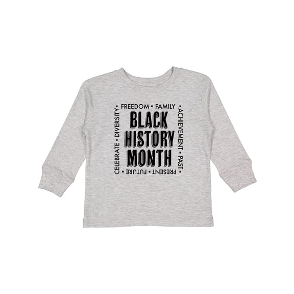 Inktastic Black History Month-celebrate Boys or Girls Long Sleeve Toddler T-Shirt