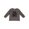 thumbnail image 1 of Inktastic Black History Month-celebrate Boys or Girls Long Sleeve Toddler T-Shirt, 1 of 5