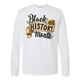 thumbnail image 1 of Inktastic Black History Month with Vintage Banner Long Sleeve T-Shirt, 1 of 5