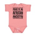 thumbnail image 1 of Inktastic Black History Proud African Ancestry Boys or Girls Baby Bodysuit, 1 of 5