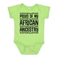 thumbnail image 1 of Inktastic Black History Proud African Ancestry Boys or Girls Baby Bodysuit, 1 of 5