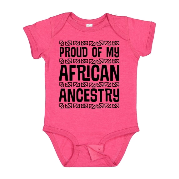 Inktastic Black History Proud African Ancestry Boys or Girls Baby Bodysuit