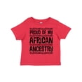 thumbnail image 1 of Inktastic Black History Proud African Ancestry Boys or Girls Toddler T-Shirt, 1 of 5
