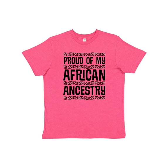 Inktastic Black History Proud African Ancestry Youth T-Shirt