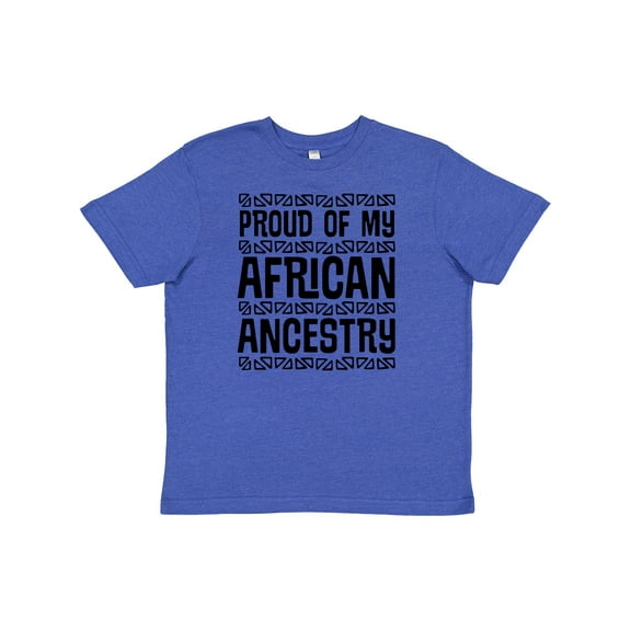 Inktastic Black History Proud African Ancestry Youth T-Shirt