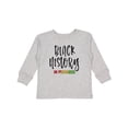 thumbnail image 1 of Inktastic Black History in Progress Boys or Girls Long Sleeve Toddler T-Shirt, 1 of 5