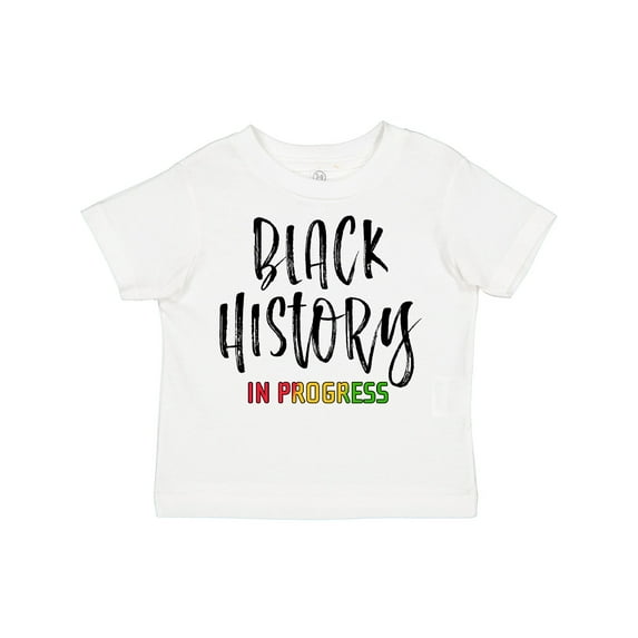Inktastic Black History in Progress Boys or Girls Toddler T-Shirt