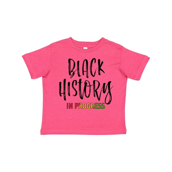 Inktastic Black History in Progress Boys or Girls Toddler T-Shirt