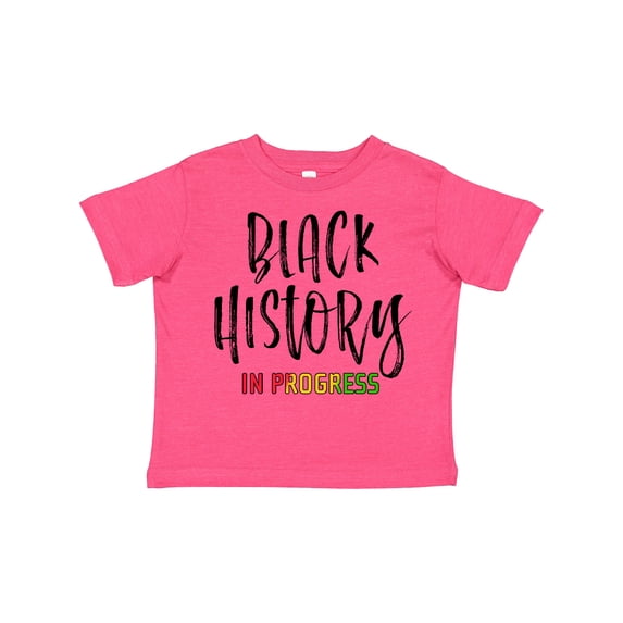 Inktastic Black History in Progress Boys or Girls Toddler T-Shirt