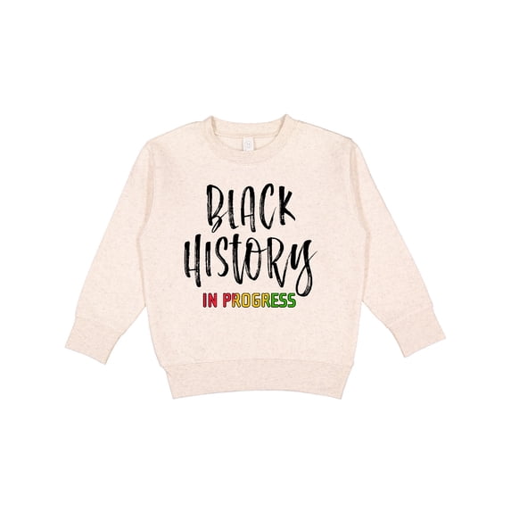 Inktastic Black History in Progress Toddler Sweatshirt
